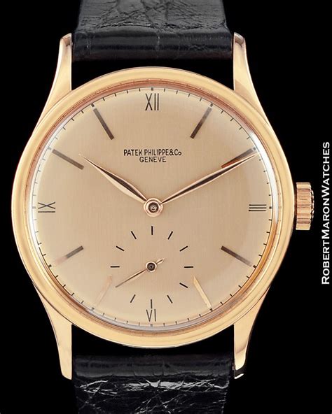 Patek Philippe Vintage Calatrava 570 18K Rose c. 1943